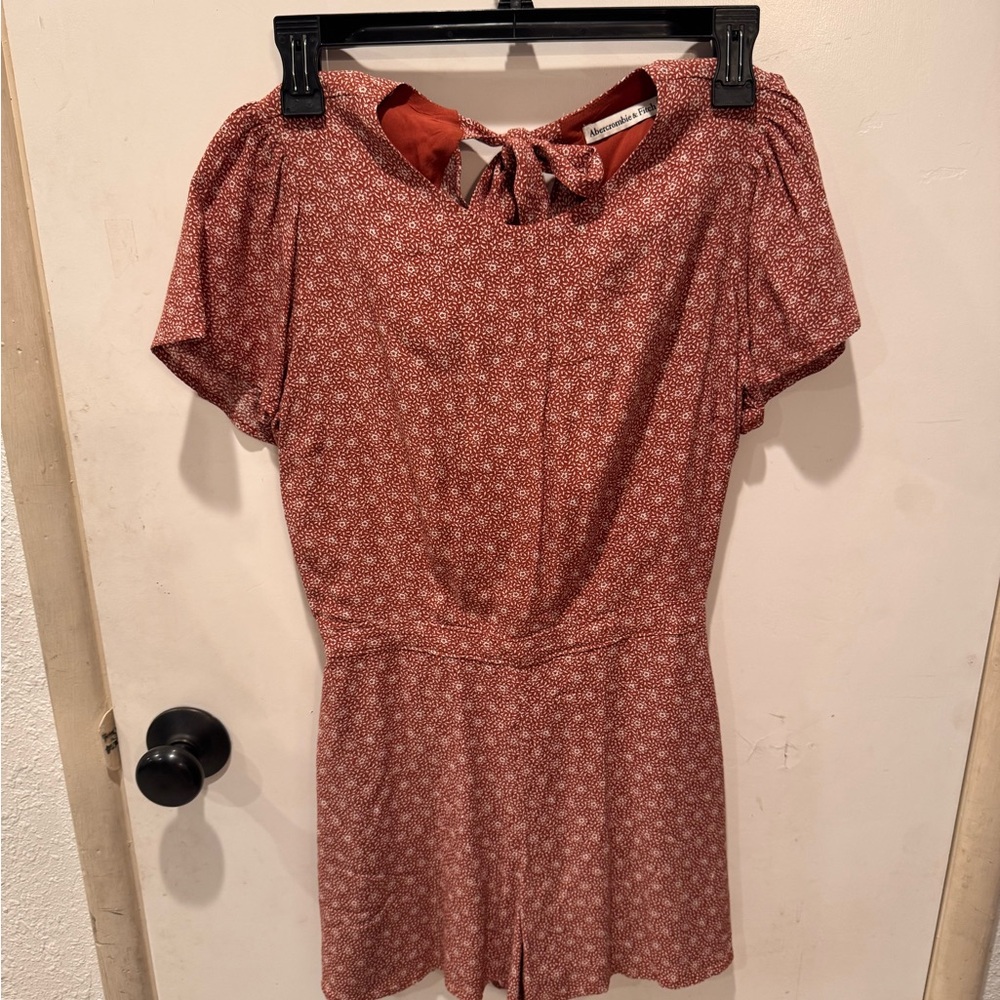 Abercrombie & Fitch Red Floral Top